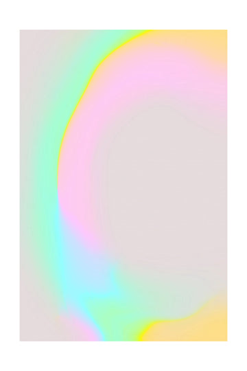 Pastel Glow Curve | Poster - Passepartout