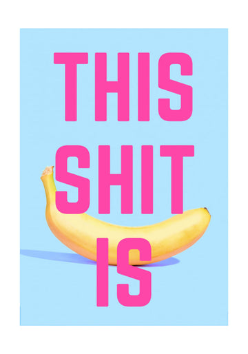 Bold Banana Statement | Poster - Passepartout