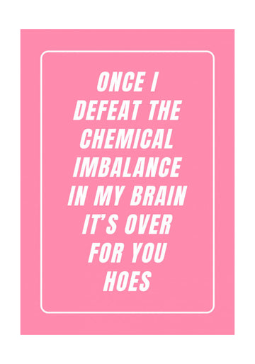Sassy Mental Health Quote | Poster - Passepartout