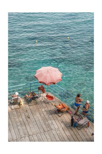Seaside Pier Leisure | Poster - Passepartout