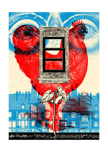 Eyes Heart Window City | Poster - Passepartout
