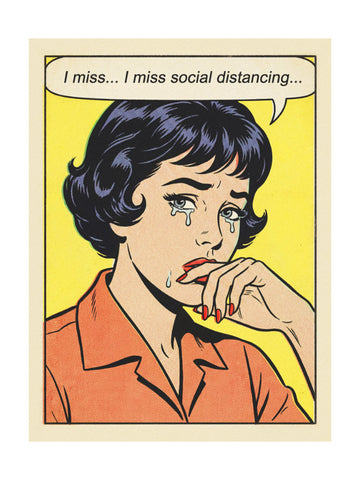 Social Distancing Tears | Poster - Passepartout