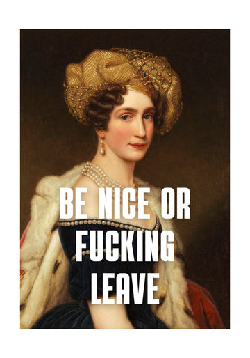 Sassy Classical Woman | Poster - Passepartout