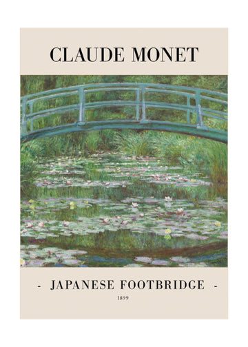 Japanese Footbridge 1899 | Poster - Passepartout