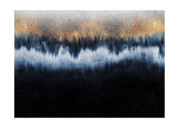 Golden Horizon Abstract | Poster - Passepartout