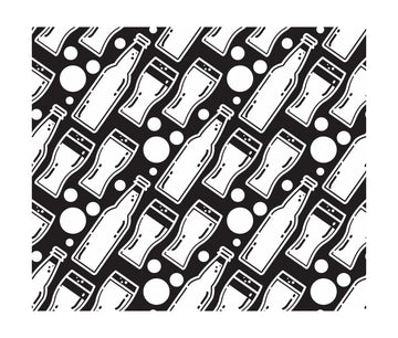 Beer Bottle Glass Pattern | Poster - Passepartout
