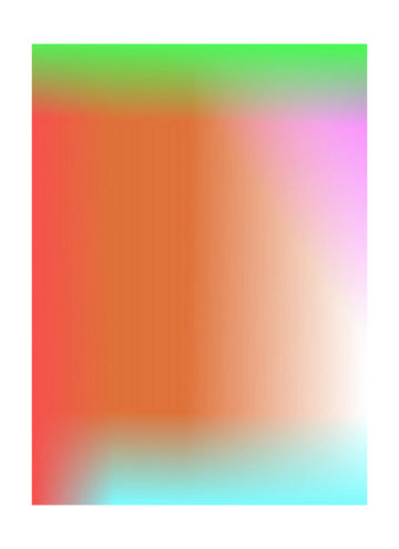 Dreamy Color Gradient | Poster - Passepartout