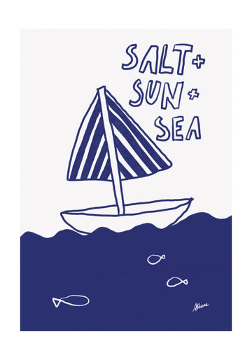 Salt + Sun + Sea | Poster - Passepartout