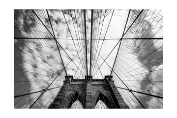 Brooklyn Bridge Upward View | Poster - Passepartout