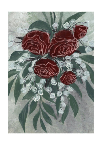 Romantic Red Roses | Poster - Passepartout