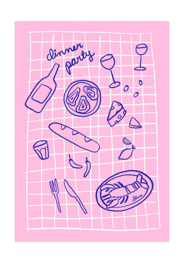 Dinner Party | Poster - Passepartout