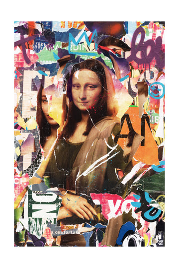 Urban Collage Portrait | Poster - Passepartout