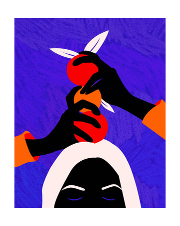 Vibrant Fruit Meditation | Poster - Passepartout