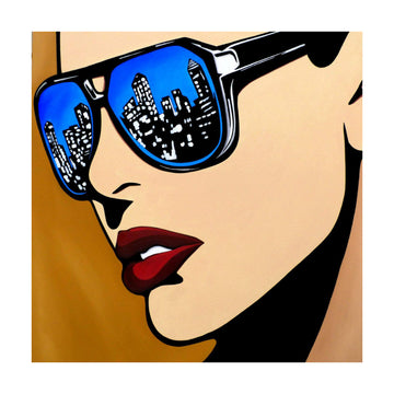 Reflective City Style | Poster - Passepartout
