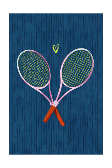 Tennis Love Match | Poster - Passepartout