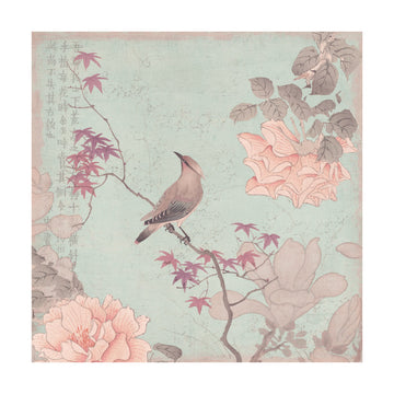 Serene Asian Bird Art | Poster - Passepartout