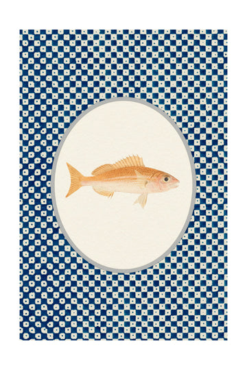 Japanese Fish Pattern | Poster - Passepartout