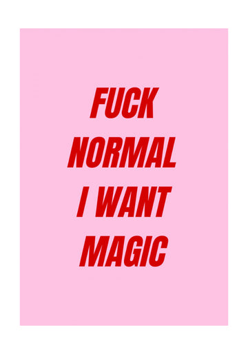 Pink Magic Statement | Poster - Passepartout