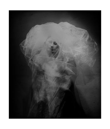 Veiled Ethereal Woman | Poster - Passepartout