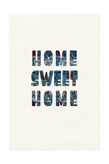 Home Sweet Home Floral | Poster - Passepartout