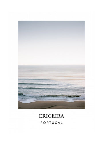 Ericeira waves Travel Poster | Poster - Passepartout