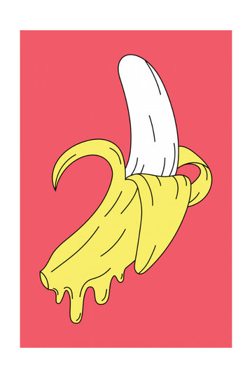 Melting Banana | Poster - Passepartout