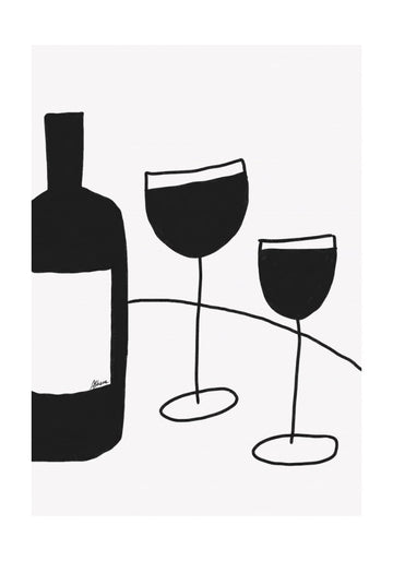 Wine Glasses | Poster - Passepartout