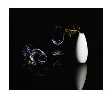 Elegant Glassware Still Life | Poster - Passepartout