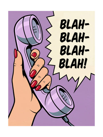 Blah Blah Blah | Poster - Passepartout