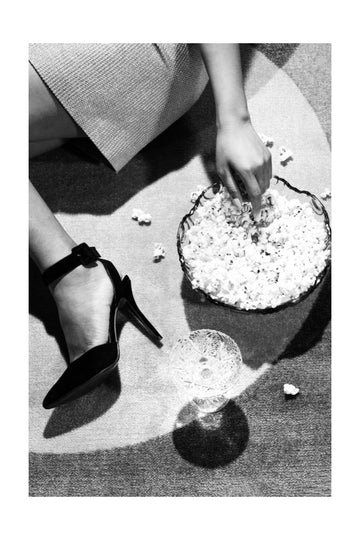 Popcorn and Heels | Poster - Passepartout
