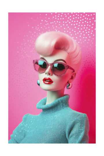 Retro Glamour Shine | Poster - Passepartout