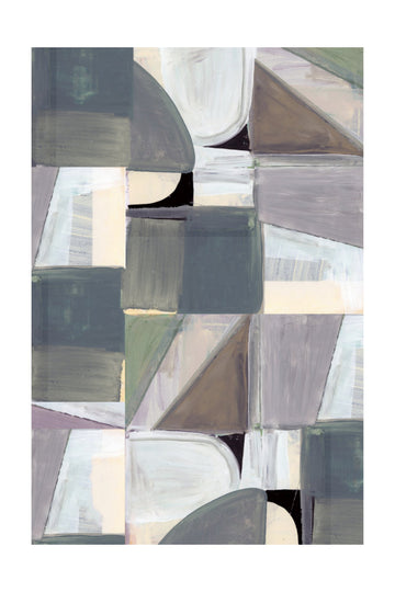Geometric Patchwork Abstract | Poster - Passepartout