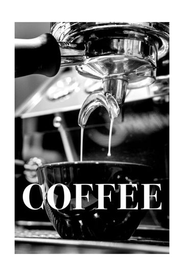 Fresh Espresso Pour | Poster - Passepartout