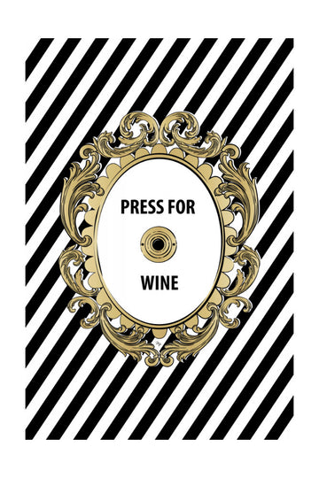 Press For Wine | Poster - Passepartout