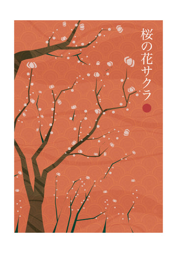 Sakura Cherry Blossoms | Poster - Passepartout