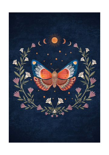 Butterfly Dreamscape | Poster - Passepartout