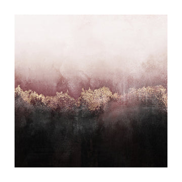 Golden Forest Mist | Poster - Passepartout