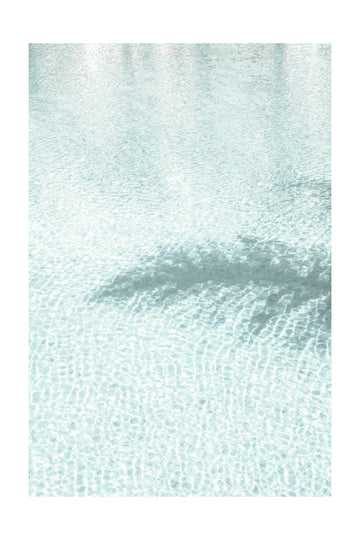 Clear Aqua Ripples | Poster - Passepartout