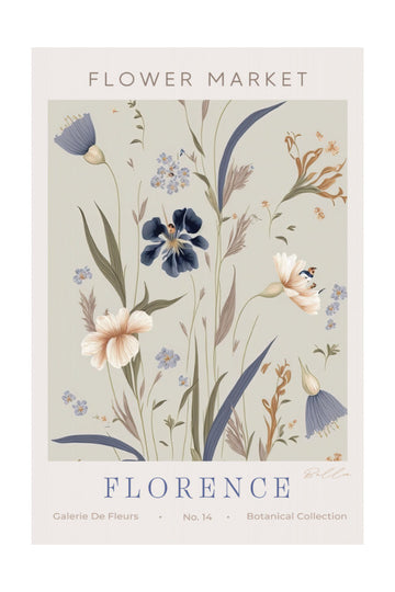 Flower Market Florence | Poster - Passepartout