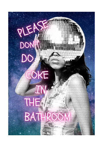 Mirror Head Party Scene | Poster - Passepartout