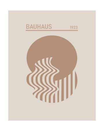 Bauhaus Geometric Abstract | Poster - Passepartout