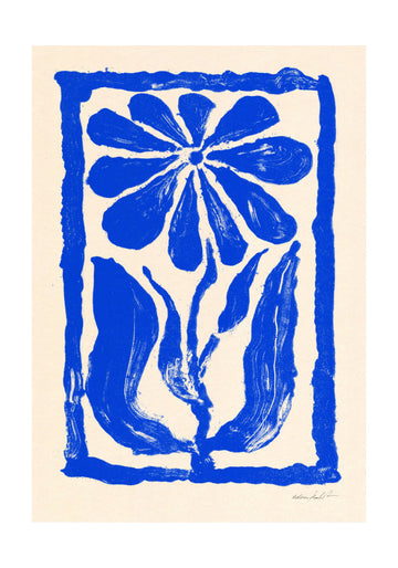 Blue Bloom | Poster - Passepartout
