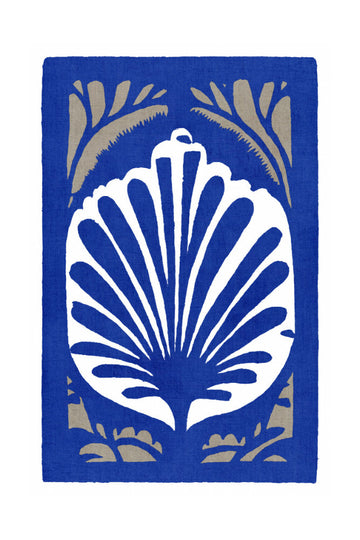 Elegant Blue Shell | Poster - Passepartout