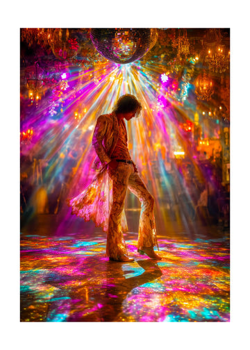 Vibrant Disco Groove | Poster - Passepartout