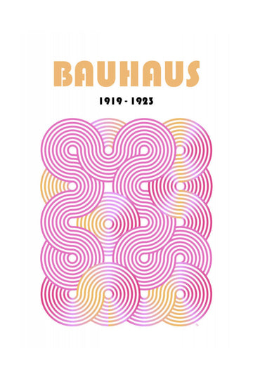 Bauhaus Geometric Lines | Poster - Passepartout