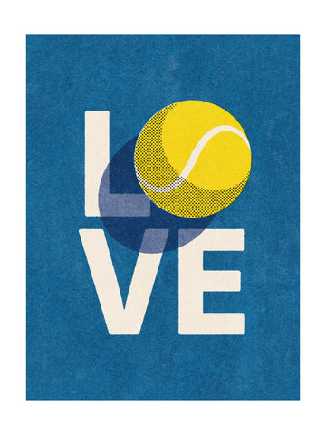 Tennis Love Game | Poster - Passepartout