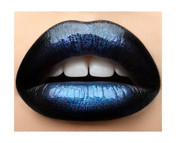 Vibrant Blue Lips | Poster - Passepartout