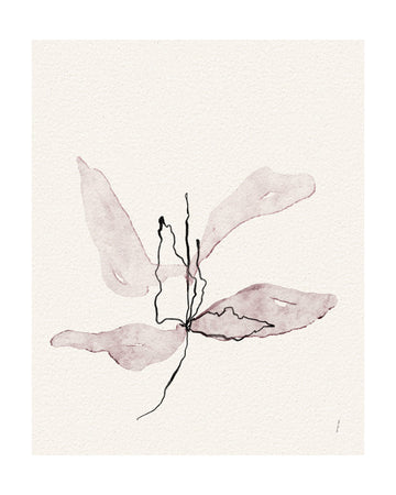 Delicate Botanical Bloom | Poster - Passepartout