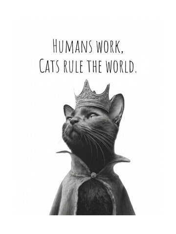 Majestic Cat King | Poster - Passepartout