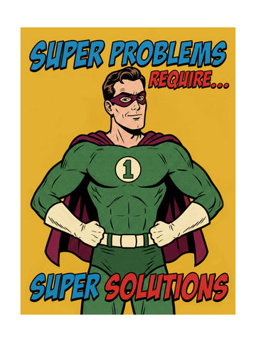 Super Solutions Hero | Poster - Passepartout